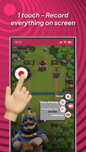 اسکرین شات 3 برنامه Video Screen Recorder, Live