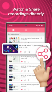 اسکرین شات 4 برنامه Video Screen Recorder, Live