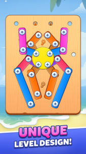 اسکرین شات 2 برنامه Screw Puzzle: Bolts Game