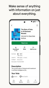 اسکرین شات 3 برنامه Scribd: 300M+ documents