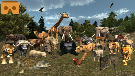 اسکرین شات 1 بازی VR Virtual Zoo 3D