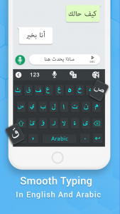 اسکرین شات برنامه Easy Arabic keyboard Typing 2