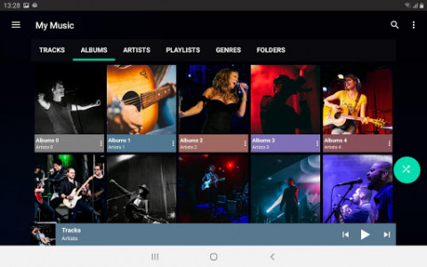 اسکرین شات برنامه Music Player 8