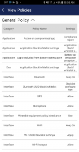 اسکرین شات برنامه Samsung Knox Manage 5