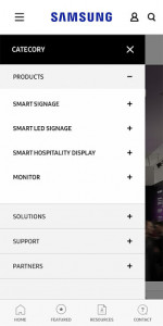 اسکرین شات برنامه SAMSUNG Display Solutions 2
