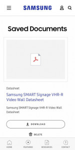 اسکرین شات برنامه SAMSUNG Display Solutions 4