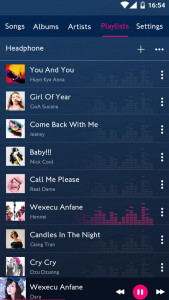 اسکرین شات برنامه Music player 5