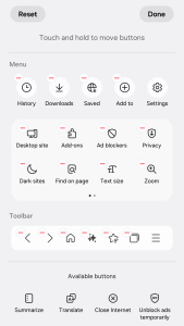 اسکرین شات 5 برنامه Samsung Internet Browser Beta