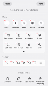 اسکرین شات 5 برنامه Samsung Internet Browser Beta