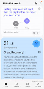 اسکرین شات برنامه Samsung Health 2