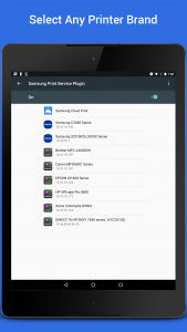 اسکرین شات برنامه Samsung Print Service Plugin 5
