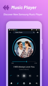 اسکرین شات برنامه Music Player For Galaxy 2