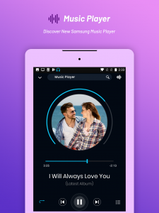 اسکرین شات برنامه Music Player For Galaxy 7