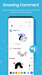 اسکرین شات برنامه PENUP - Share your drawings 8