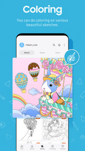 اسکرین شات 3 برنامه PENUP – Drawing-sharing SNS