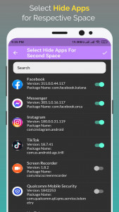 اسکرین شات برنامه Second Space: Launcher 6