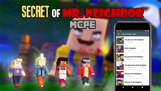 اسکرین شات برنامه Hello Mr Neighbor 2 for MCPE 1