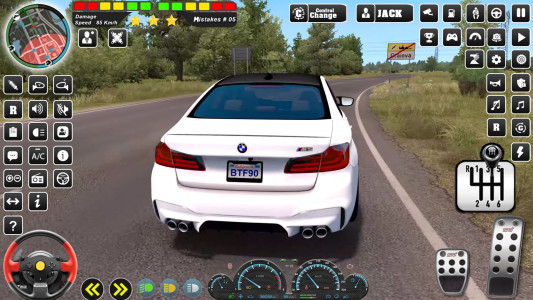 اسکرین شات بازی Driving School 3D : Car Games 3
