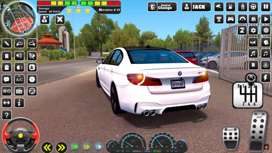 اسکرین شات بازی Driving School 3D : Car Games 4