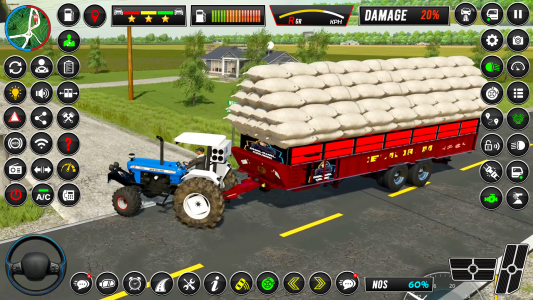 اسکرین شات بازی Indian Tractor Simulator Games 3