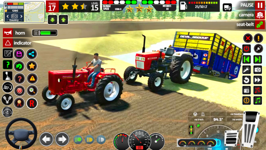 اسکرین شات بازی Indian Tractor Simulator Games 4