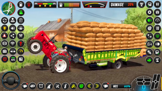 اسکرین شات بازی Indian Tractor Simulator Games 2