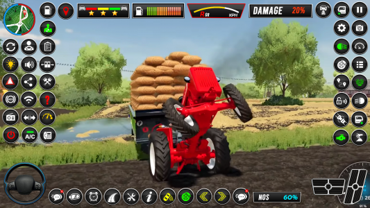 اسکرین شات بازی Indian Tractor Simulator Games 4