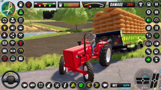 اسکرین شات بازی Indian Tractor Simulator Games 1