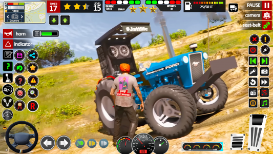 اسکرین شات بازی Indian Tractor Simulator Games 5