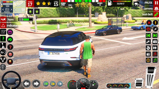 اسکرین شات 2 برنامه City Car Driving School Games