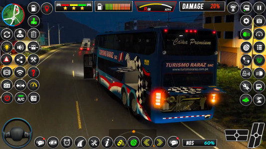 اسکرین شات برنامه Coach  Bus Simulator: Bus Game 2