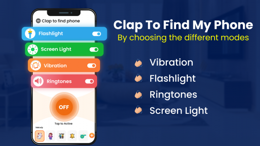 اسکرین شات برنامه Clap To Find My Phone 1