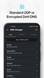 اسکرین شات برنامه DNS Changer: Fast & Secure DNS 4