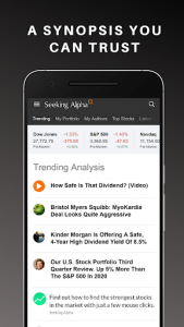 اسکرین شات برنامه Seeking Alpha: Stock Market News & Analysis 4