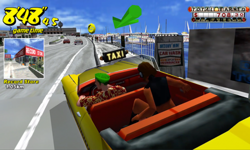 اسکرین شات 2 بازی Crazy Taxi Classic