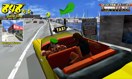 اسکرین شات بازی Crazy Taxi Classic 2