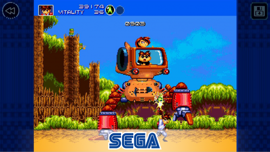 اسکرین شات بازی Gunstar Heroes Classic 1
