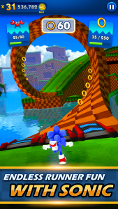 اسکرین شات بازی سونیک دش (sonic dash) 1