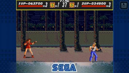 اسکرین شات بازی Streets of Rage Classic 4