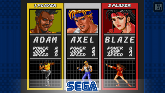اسکرین شات 1 بازی Streets of Rage Classic