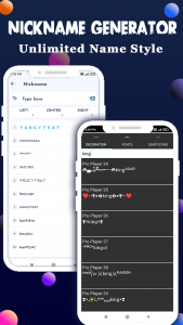اسکرین شات 5 برنامه Gaming Fancy Name : Nickname
