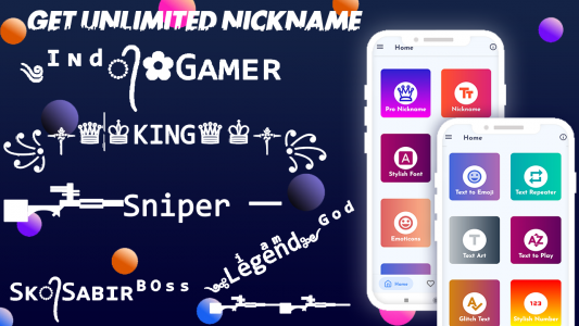 اسکرین شات برنامه Nickname Generator For Gamer 2