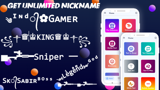 اسکرین شات 2 برنامه Gaming Fancy Name : Nickname