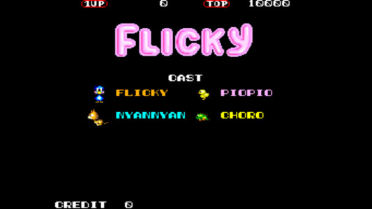 اسکرین شات بازی Flicky, arcade game 6