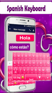 اسکرین شات برنامه Spanish Language Keyboard 2020: Spanish Keyboard 8