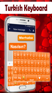 اسکرین شات برنامه Turkish Keyboard :  Turkish Typing App 3