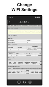 اسکرین شات 1 برنامه Router Settings: WiFi Password
