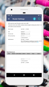 اسکرین شات برنامه تنظیمات روتر وای فای 3
