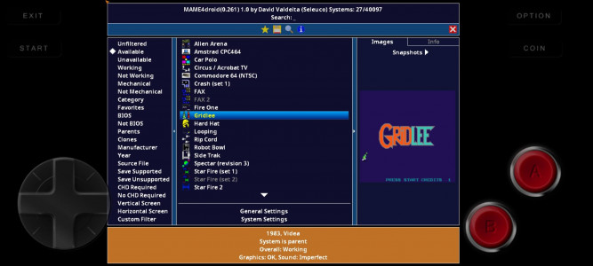 اسکرین شات بازی MAME4droid Current (0.277) 2
