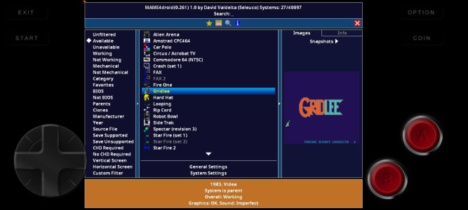 اسکرین شات 2 بازی MAME4droid Current (0.281)